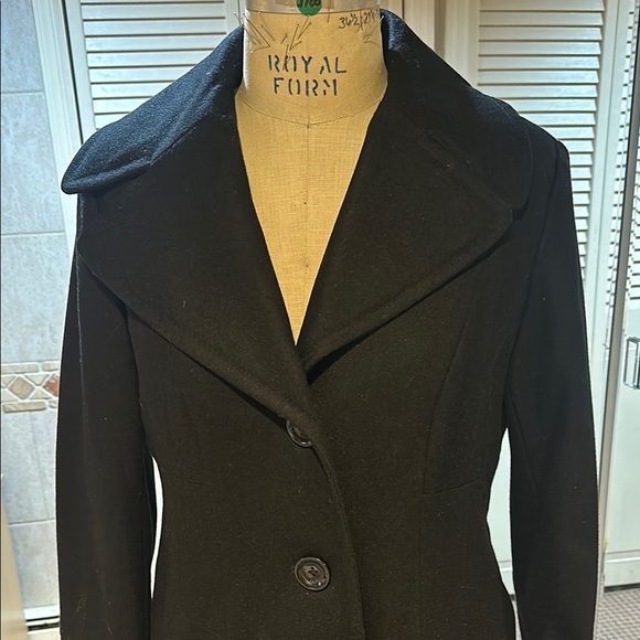 NWT Michael Kors part wool black Coat, size 10 - Picture 2 of 6